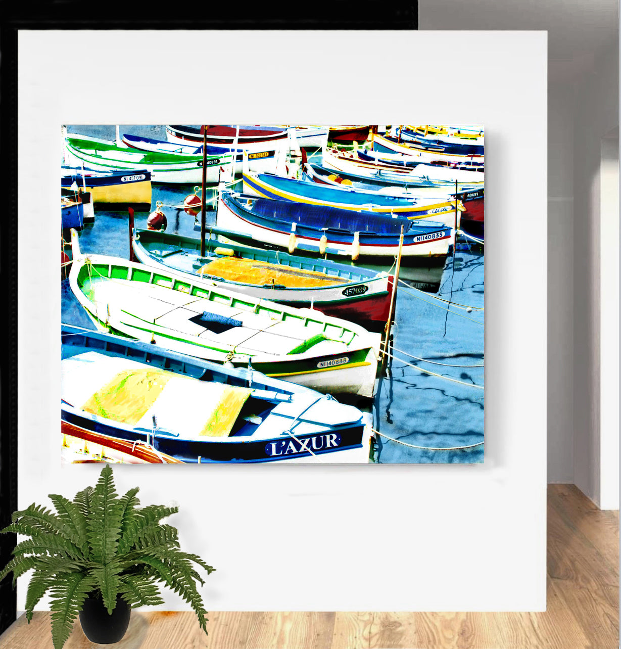 Boats in the Harbor, Nice France