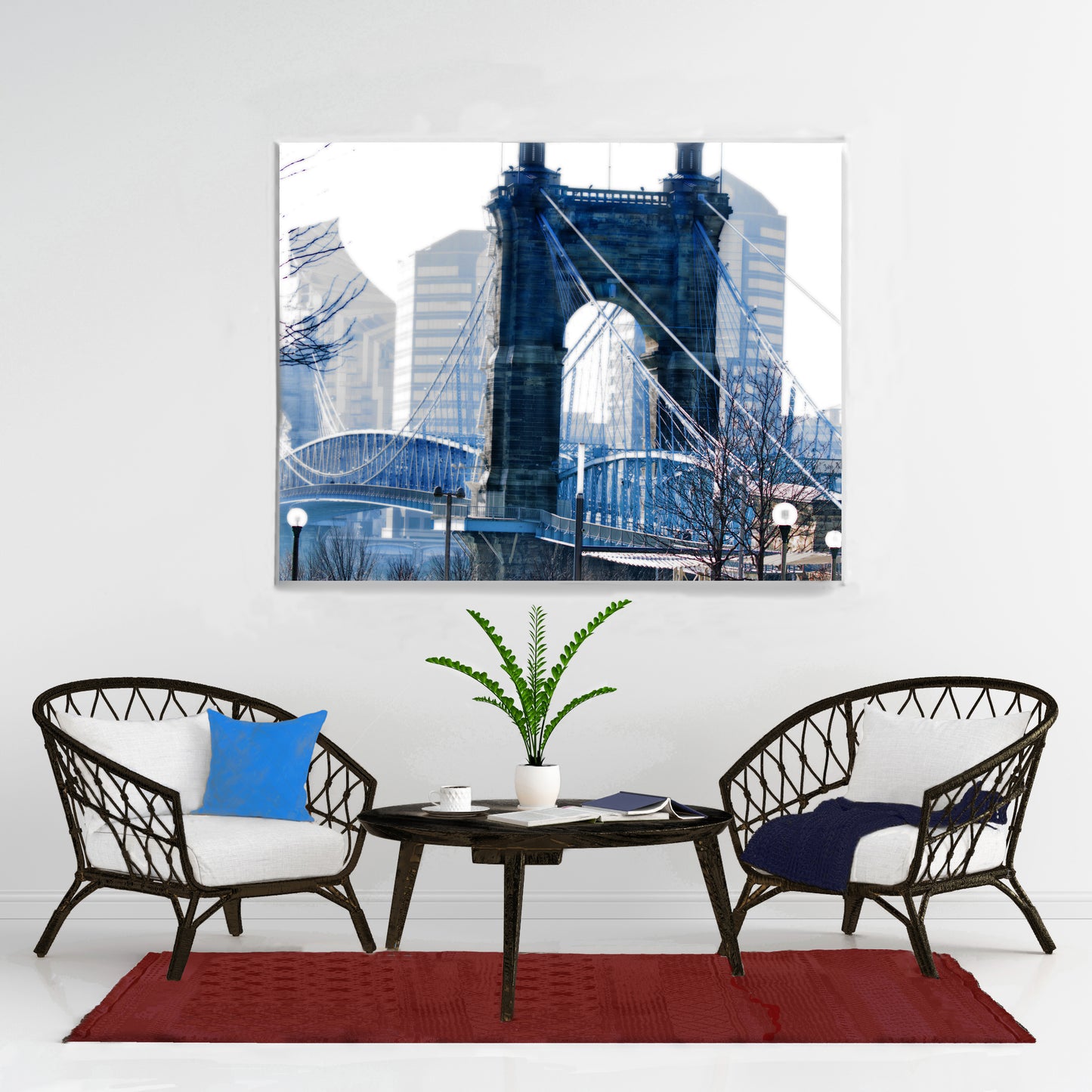 Roebling in Blue, Cincinnati